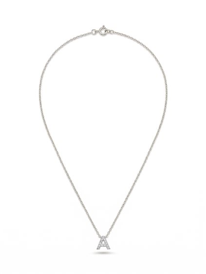 Collar Rebecca Mujer in Oro blanco GRLKBA51 - GRLKBA51